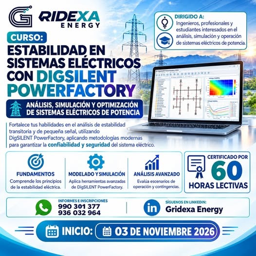 ESTABILIDAD EN SISTEMAS ELÉCTRICOS CON DIgSILENT POWERFACTORY