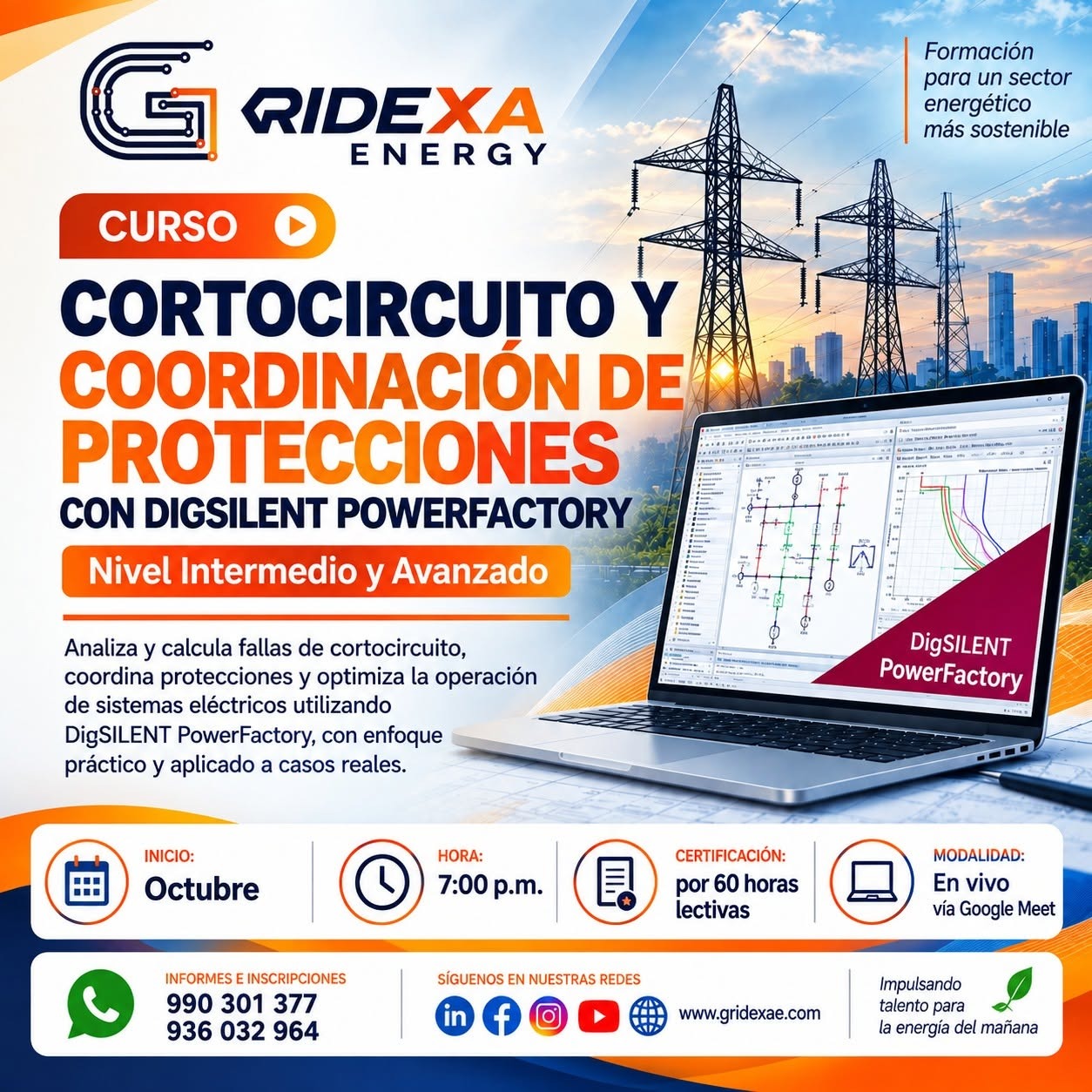 CORTOCIRCUITO Y COORDINACIÓN DE PROTECCIONES CON DIGSILENT POWERFACTORY